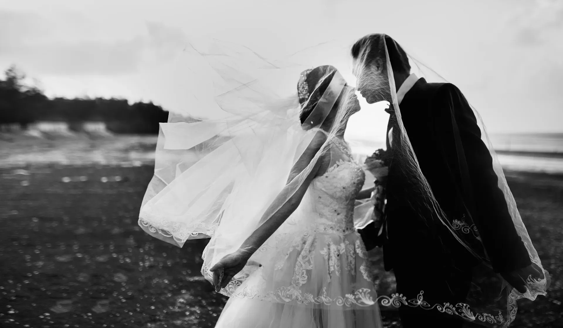 A quiet moment before the ceremony